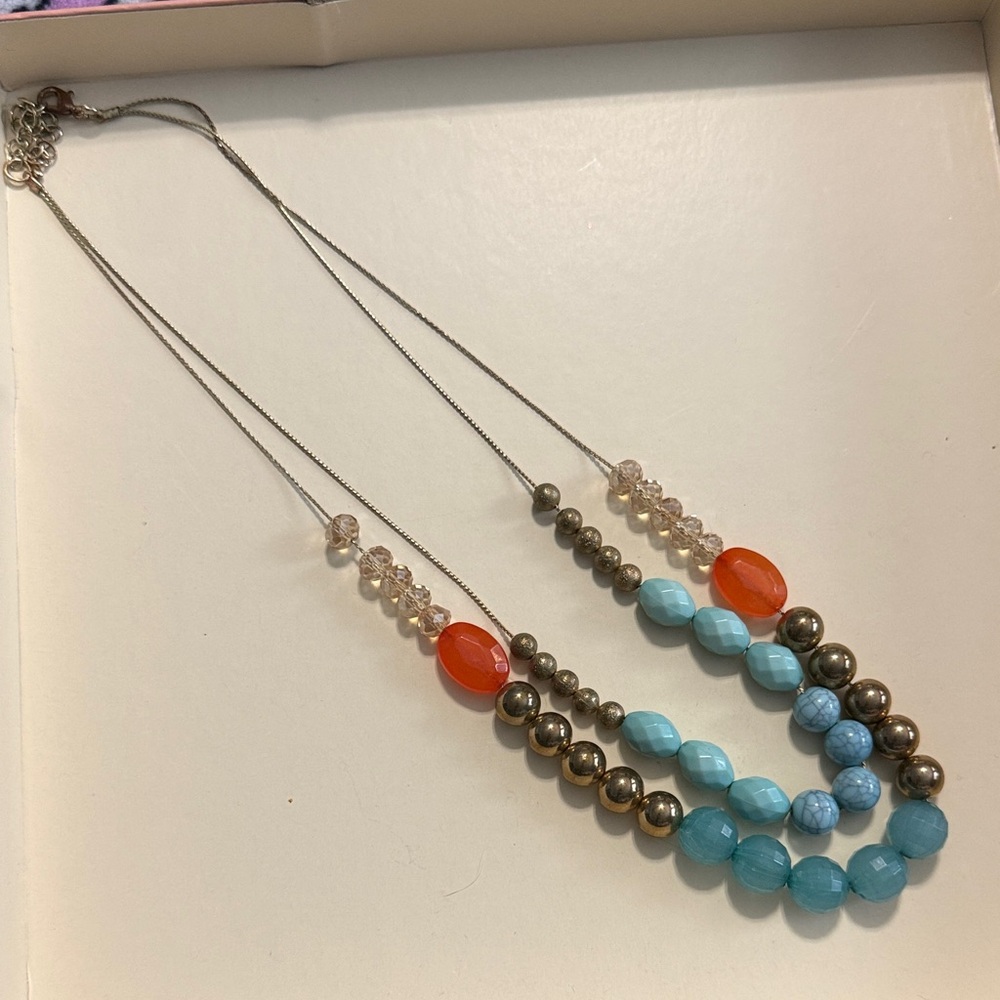 Elegant Multi-Color Beaded Necklace